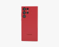 Samsung Galaxy S22 Ultra Red 3D 모델 