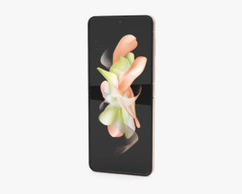 Samsung Galaxy Z Flip 4 Pink Gold Modèle 3D
