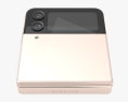 Samsung Galaxy Z Flip 4 Pink Gold Modèle 3d