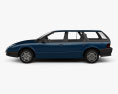 Saturn S-series SW2 1999 3d model side view