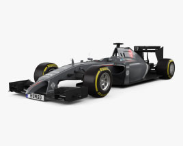 3D model of Sauber C33 2014