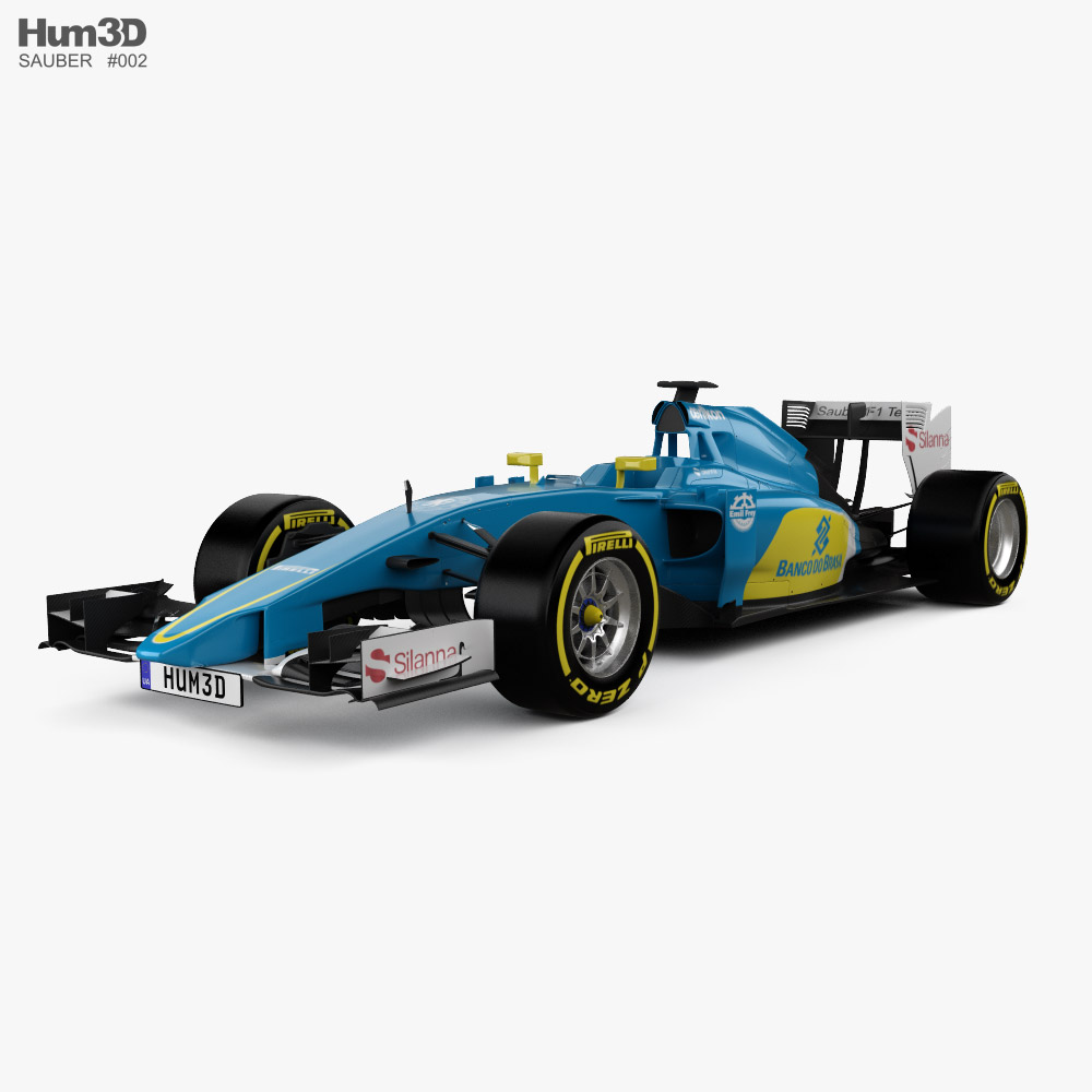 Sauber C34 2015 3D model