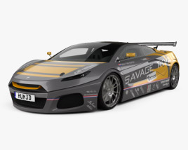 Savage Rivale GTR 2014 Modelo 3d