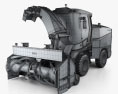 Schmidt Supra 5002 Snow Cutter Blower 2018 3Dモデル wire render