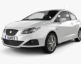 Seat Ibiza Sport Coupe 3도어 2014 3D 모델 