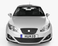 Seat Ibiza Sport Coupe 3ドア 2014 3Dモデル front view