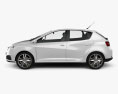 Seat Ibiza 해치백 5도어 2014 3D 모델  side view