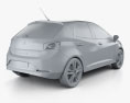 Seat Ibiza hatchback 5 portes 2014 Modèle 3d