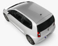 Seat Mii 3-door 2016 3d model top view