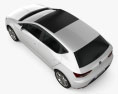 Seat Leon 2016 3d model top view