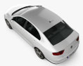 Seat Toledo Mk4 2015 3D模型 顶视图