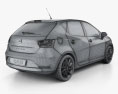 Seat Ibiza 5 porte hatchback 2014 Modello 3D