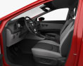 Seat Leon FR 5 portas hatchback com interior e motor 2016 Modelo 3d assentos