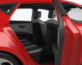 Seat Leon FR 5 porte hatchback con interni e motore 2016 Modello 3D