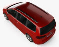 Seat Alhambra 2017 3D 모델  top view