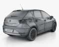 Seat Ibiza 5-door hatchback 2018 3d model