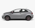 Seat Ibiza SC 2019 3D-Modell Seitenansicht