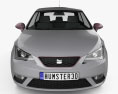 Seat Ibiza SC 2019 3D-Modell Vorderansicht