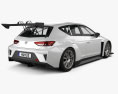 Seat Leon Cup Racer 2016 3d model back view