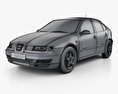Seat Leon 2005 3D-Modell wire render