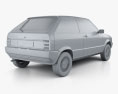 Seat Ibiza 3ドア 1993 3Dモデル