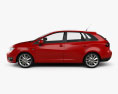 Seat Ibiza ST FR 2017 3D 모델  side view