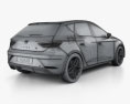Seat Leon FR HQインテリアと 2019 3Dモデル