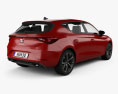 Seat Leon FR 5 porte hatchback 2023 Modello 3D vista posteriore
