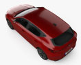 Seat Leon FR 5 portes hatchback 2023 Modèle 3d vue du dessus