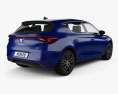 Seat Leon Xcellence 5 porte hatchback 2023 Modello 3D vista posteriore