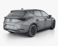 Seat Leon Xcellence 5ドア ハッチバック 2023 3Dモデル