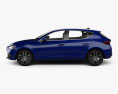 Seat Leon Xcellence 5 porte hatchback 2023 Modello 3D vista laterale