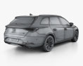 Seat Leon FR eHybrid sportstourer 2023 3d model