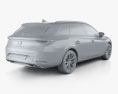 Seat Leon FR eHybrid sportstourer 2023 Modello 3D