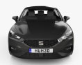 Seat Leon FR eHybrid 5 porte hatchback 2023 Modello 3D vista frontale