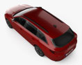 Seat Leon FR sportstourer 2023 3D-Modell Draufsicht