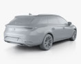 Seat Leon FR sportstourer 2023 3D 모델 