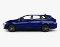 Seat Leon sportstourer Xcellence 2023 3D-Modell Seitenansicht