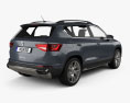 Seat Ateca Xperience 2022 3d model back view