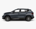 Seat Ateca Xperience 2022 3D-Modell Seitenansicht