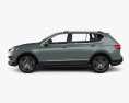 Seat Tarraco with HQ interior 2022 3d model side view