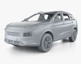 Sehol QX mit Innenraum 2024 3D-Modell clay render