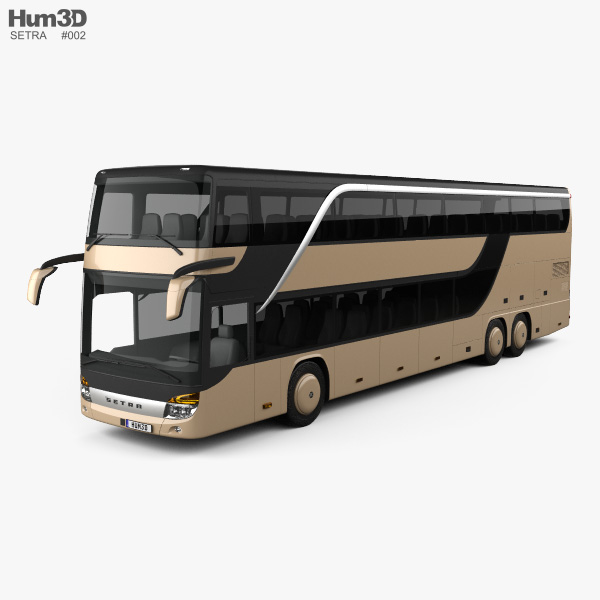Setra S 431 DT bus 2013 3D model
