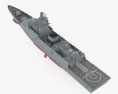 Фрегат проекту 22350 типу «Адмірал Горшков» 3D модель