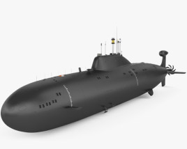 3D model of Akula-class submarine