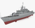 Alvand-Klasse Fregatte 3D-Modell