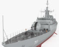 Classe Alvand Fregata Modello 3D