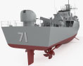 Classe Alvand Fregata Modello 3D