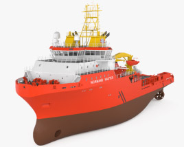 Anchor handling tug supply vessel Modèle 3D