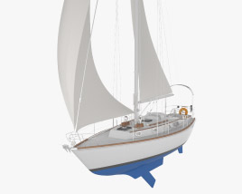 BRISTOL 35.5 Sailboat 3D model